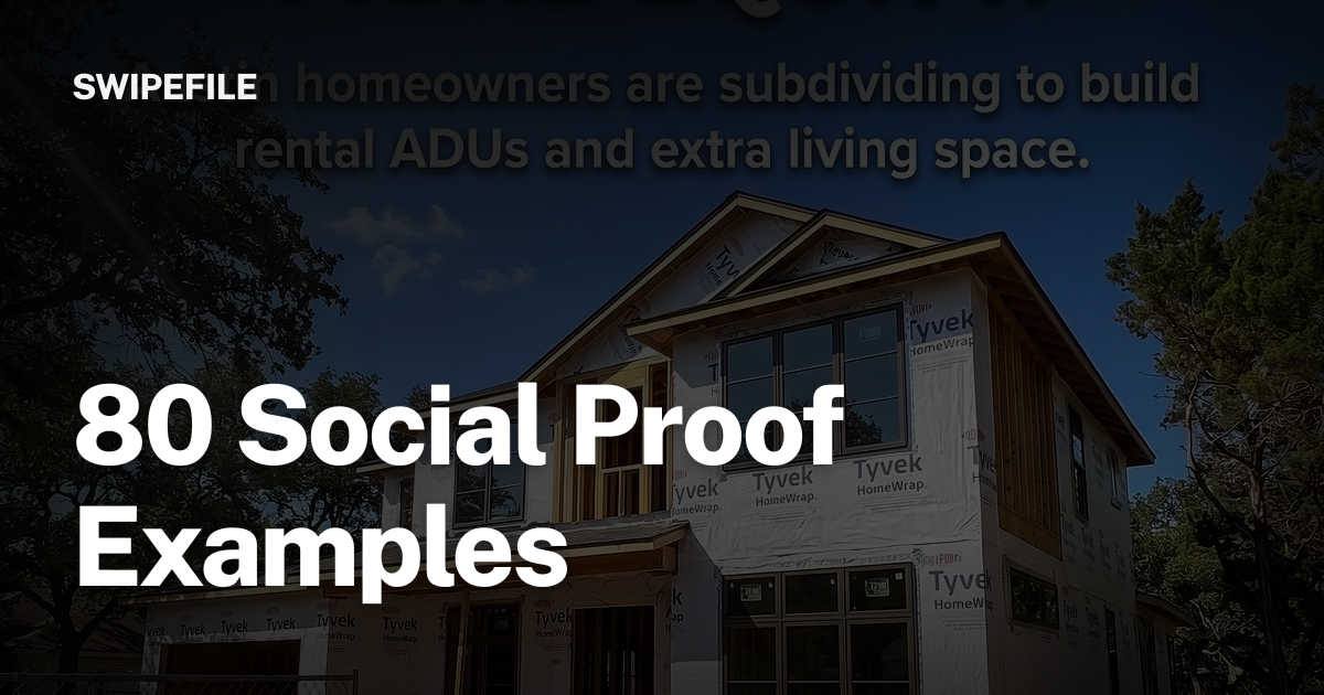 Social Proof Insurance Example 68 Social Proof Examples | Swipefile