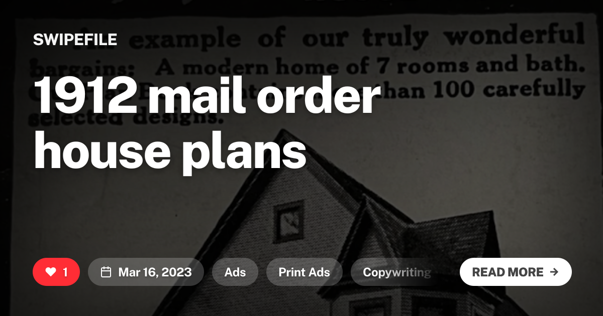 1912 mail order house plans