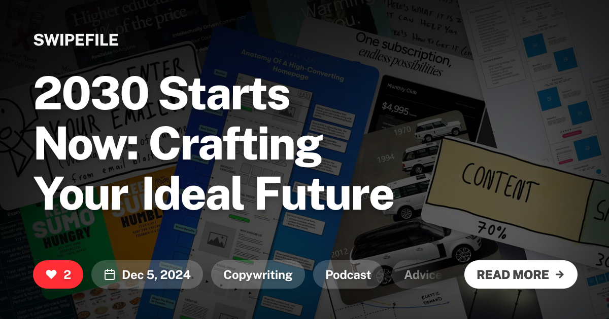 2030 Starts Now: Crafting Your Ideal Future