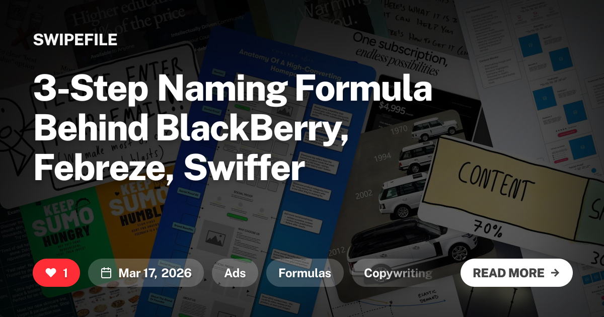 3-Step Naming Formula Behind BlackBerry, Febreze, Swiffer