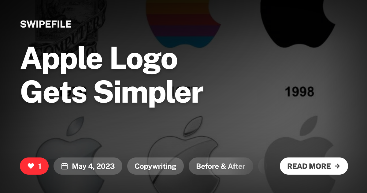 Apple Logo Gets Simpler