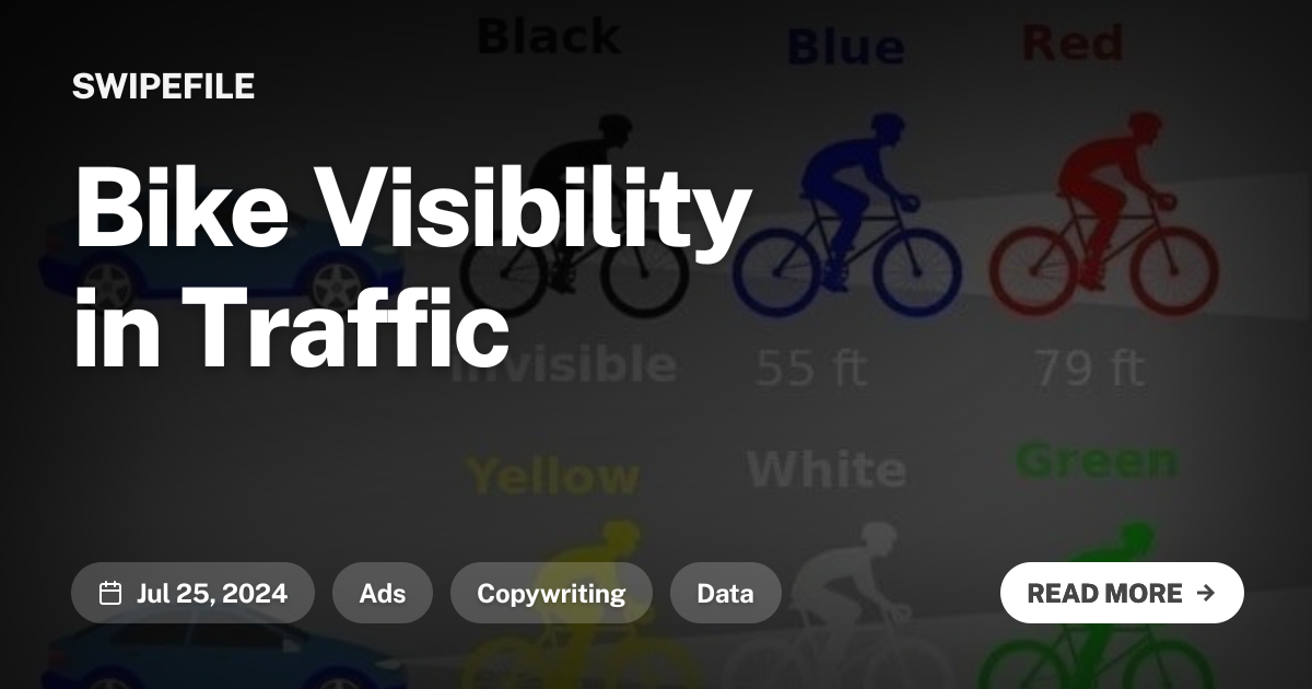 Bike Visibility in Traffic