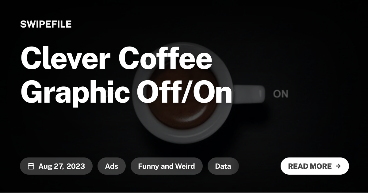 Clever Coffee Graphic Off/On