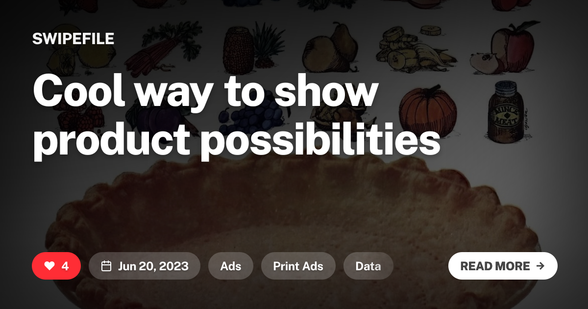 Cool way to show product possibilities