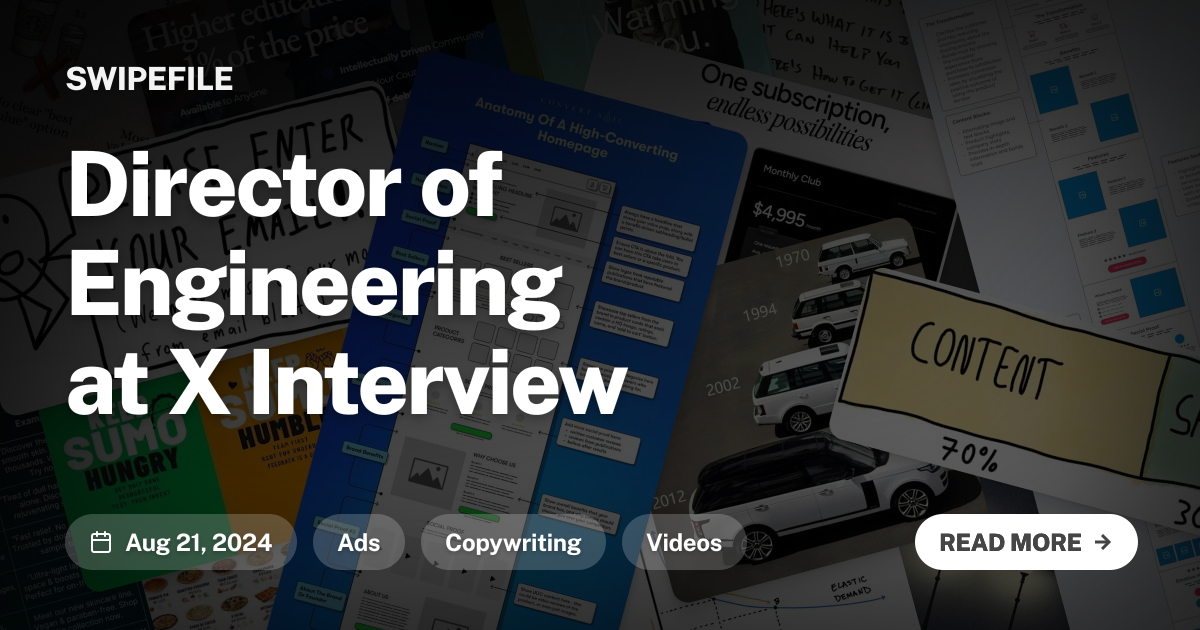 Director of Engineering at X Interview