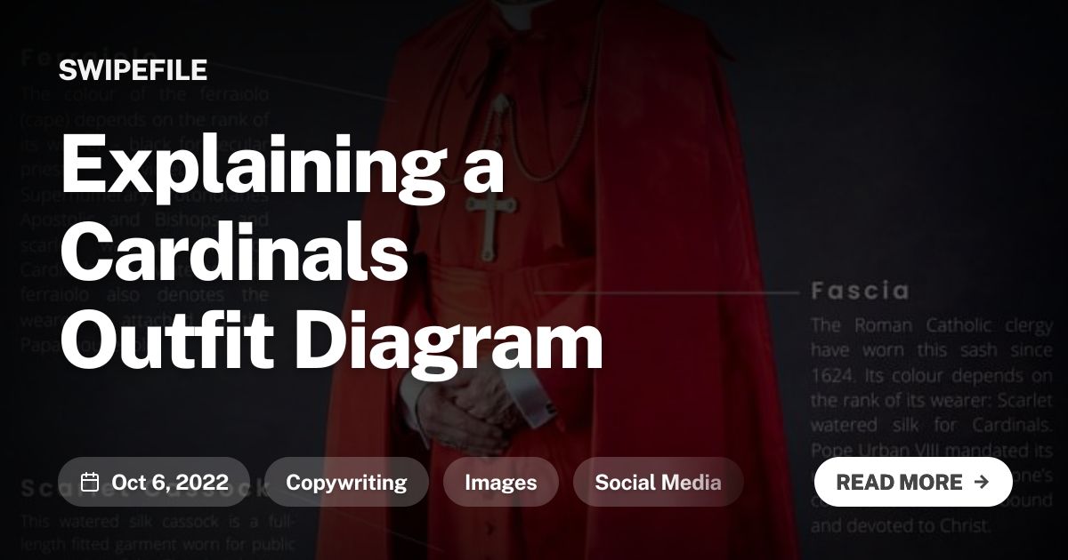 Explaining a Cardinals Outfit Diagram | Swipefile