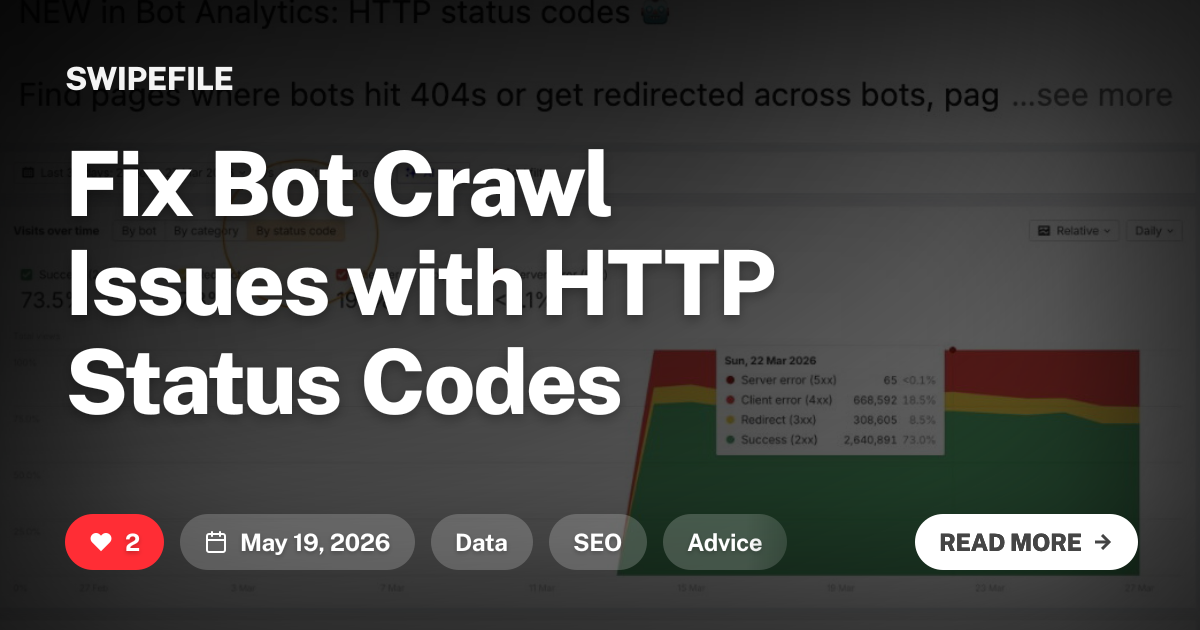 Fix Bot Crawl Issues with HTTP Status Codes | Swipefile