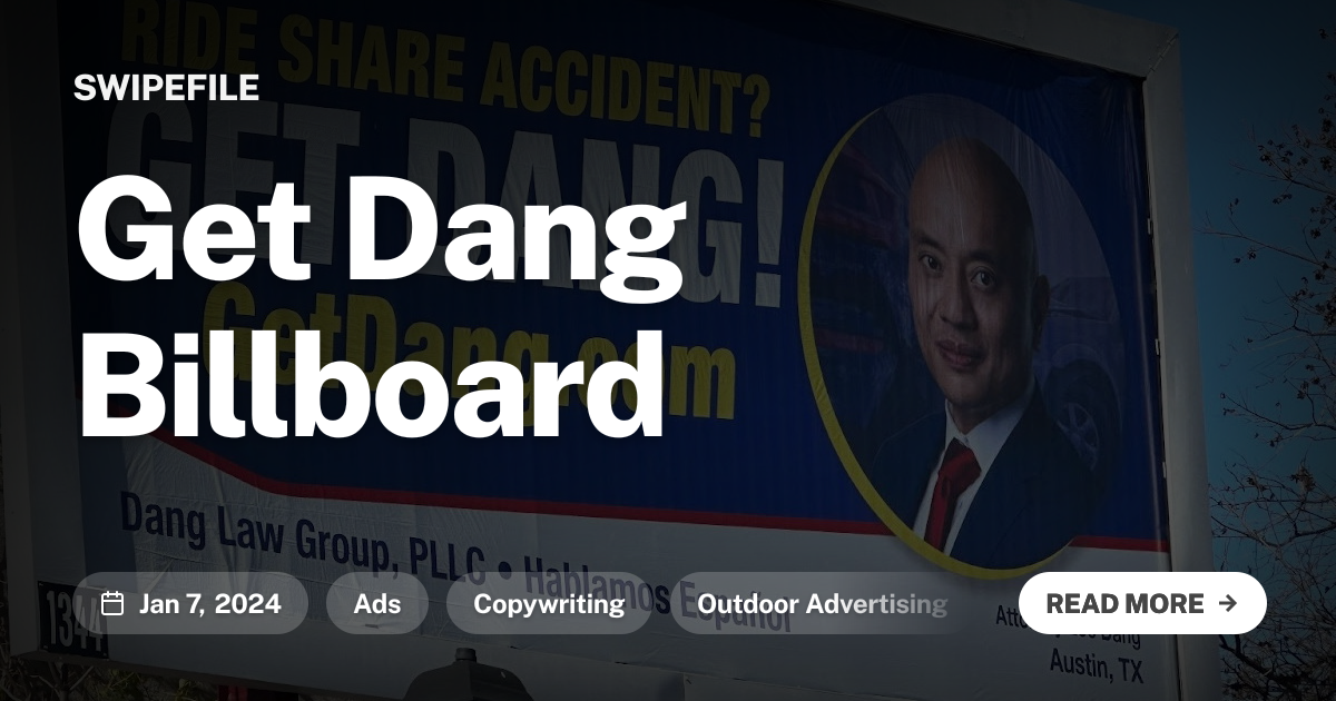 Get Dang Billboard