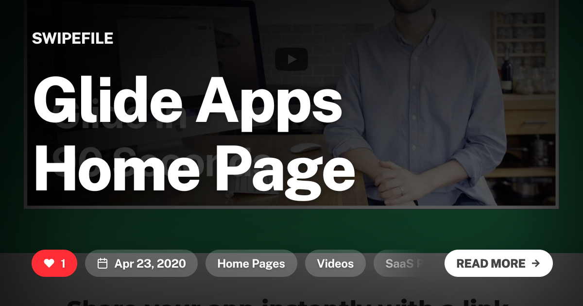 Glide Apps Home Page
