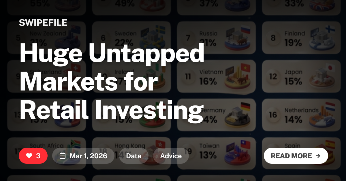 Huge Untapped Markets for Retail Investing | Swipefile