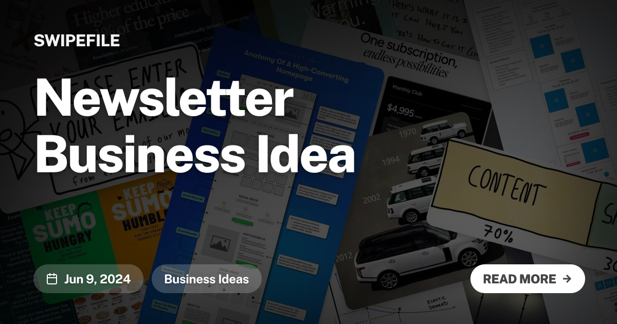 Newsletter Business Idea