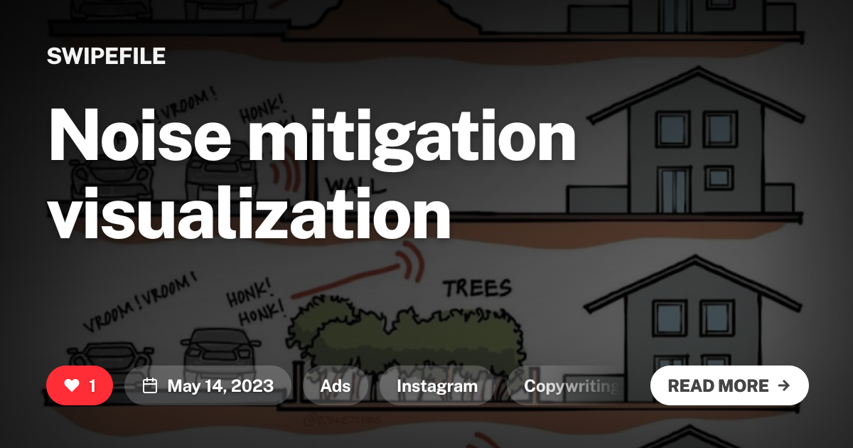 Noise mitigation visualization