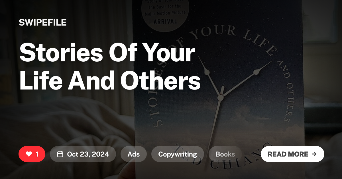 Stories Of Your Life And Others