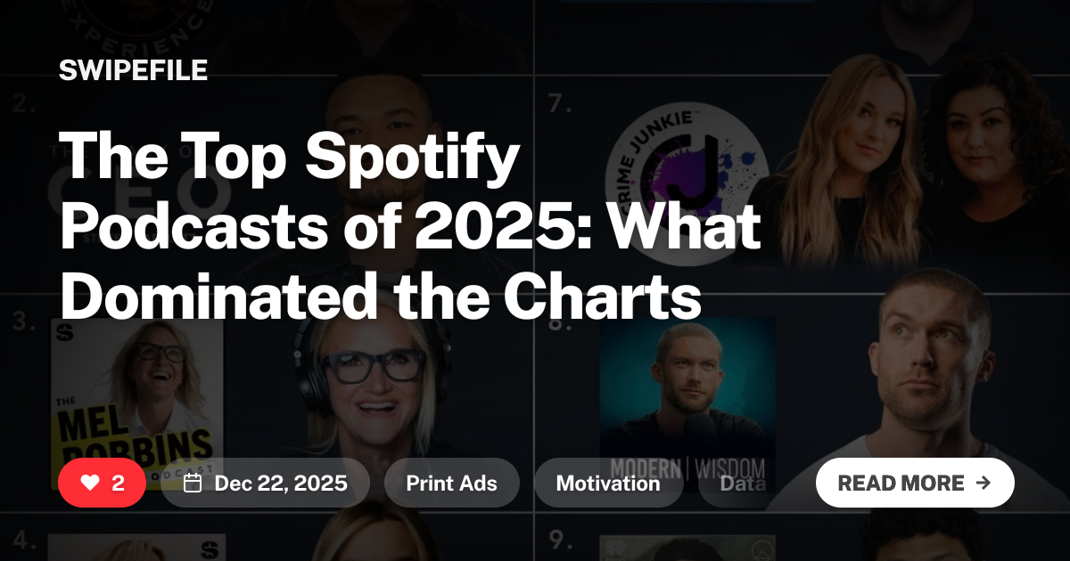 The Top Spotify Podcasts of 2025: What Dominated the Charts | Swipefile