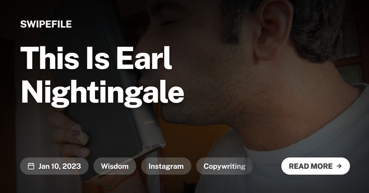 This Is Earl Nightingale