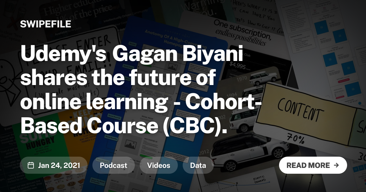 Udemy's Gagan Biyani shares the future of online learning - Cohort ...