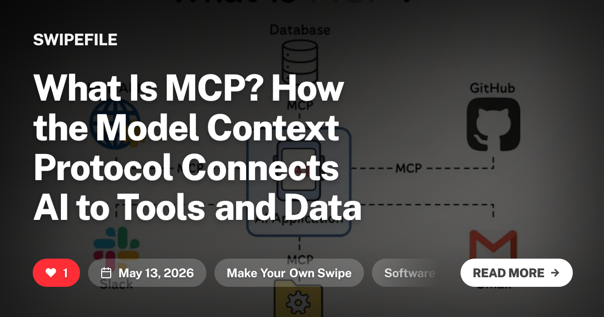 What Is MCP? How the Model Context Protocol Connects AI to Tools and ...