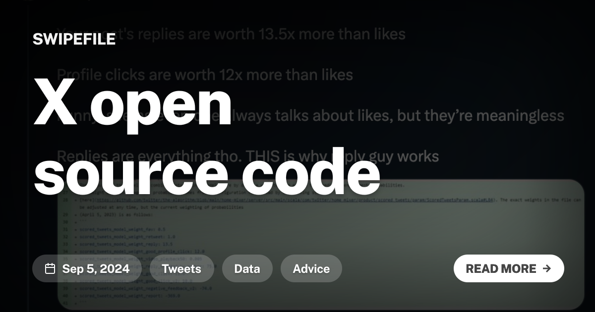 X open source code