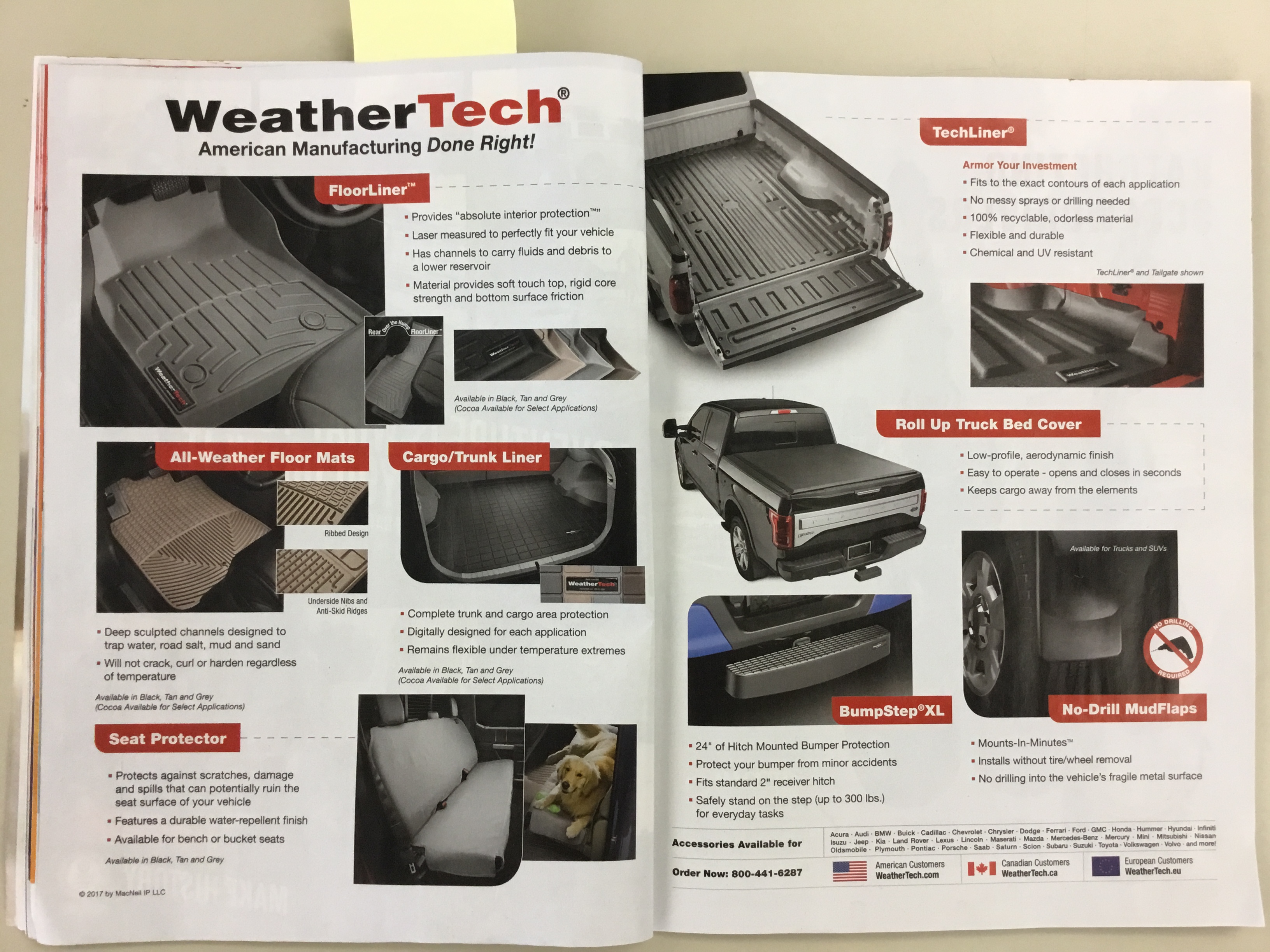 WeatherTech magazine ad