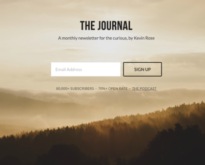 kevin-rose-the-journal-email-newsletter