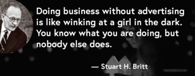 Stuart H Britt advertising quote