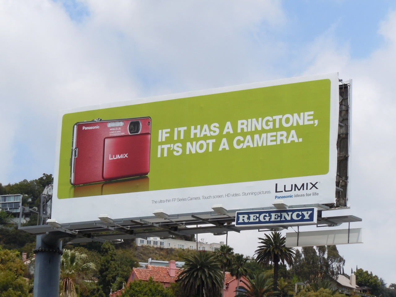 Lumix camera billboard