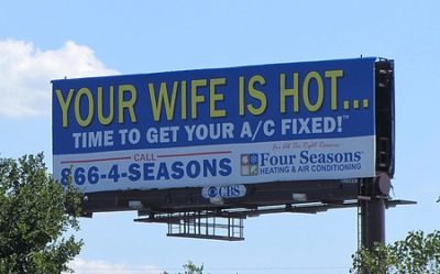 air conditioning billboard