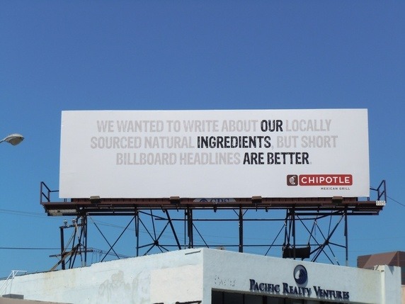 Our ingredients are better billboard