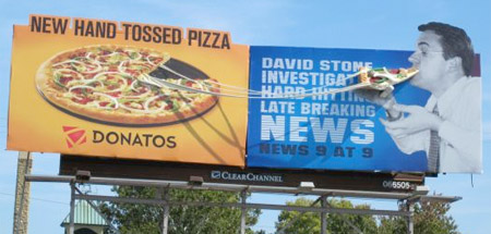 pizza billboard