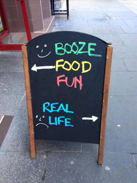 real life sign