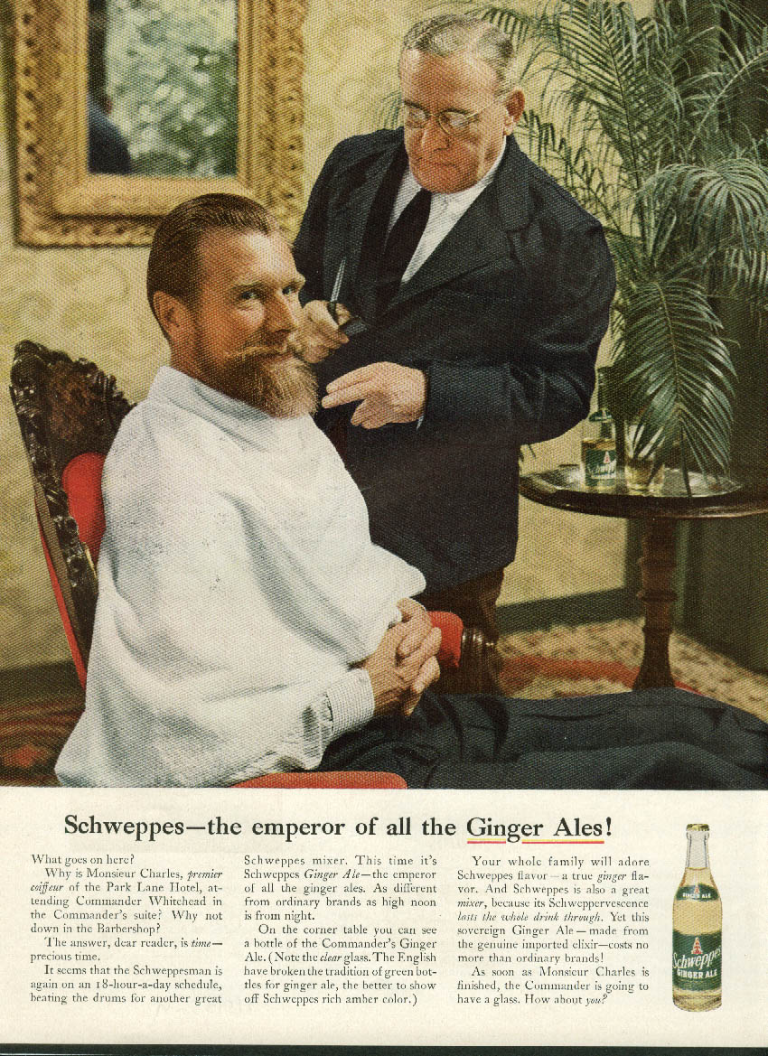 Schweppes- the emperor of all the ginger ales