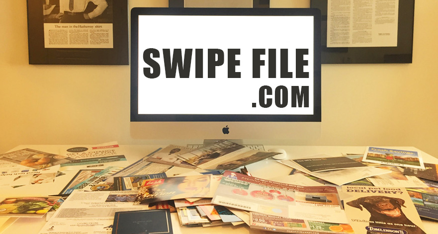 swipe file folder and mail
