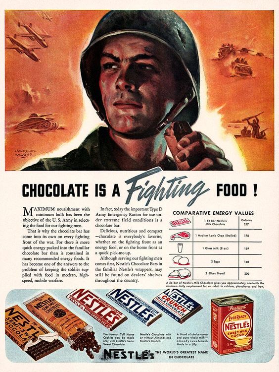 chocolate is a fighting food