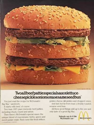 1979 big mac ad