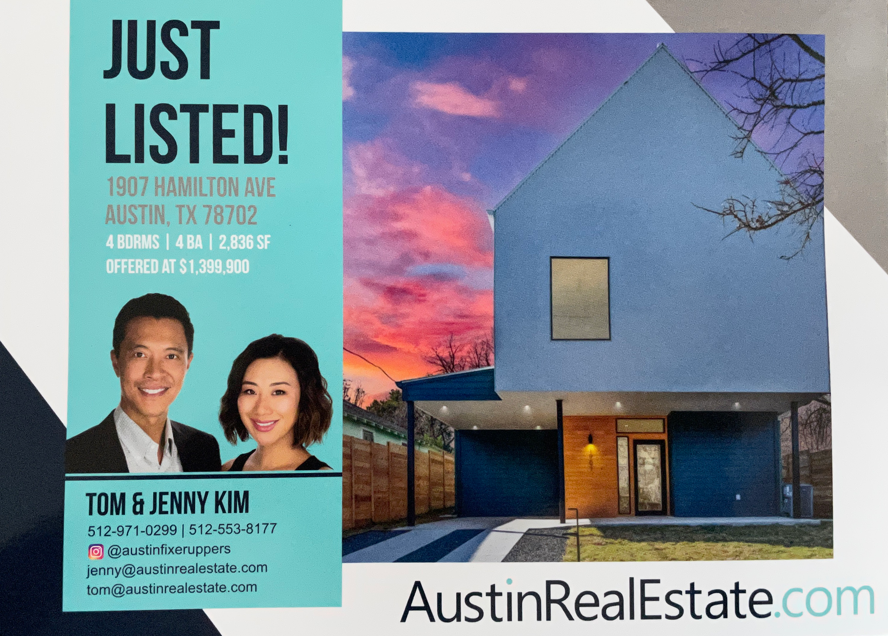 austin real estate direct mail front