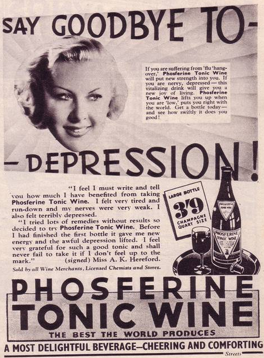 Phosferine toinc wine ad