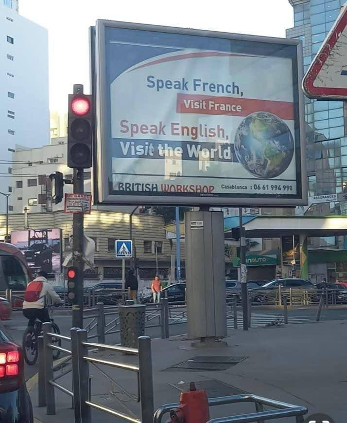 Speak French, Visit France. Speak English, Visit the World. - Swipe File